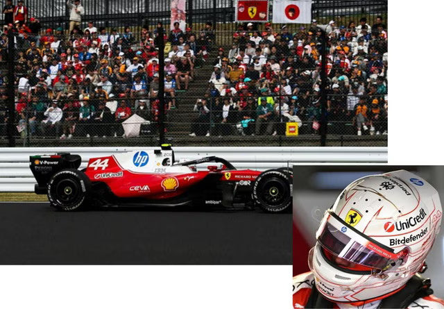 [ Pre-order ] BBRC332B44DR BBR 1:43 Ferrari SF26 F1 Japanese GP 2026 6th Place L. Hamilton #44 with Driver