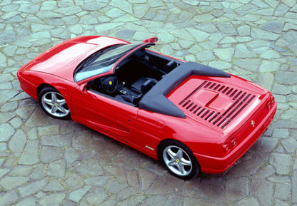 [ Pre-order ] P18166A1 BBR 1:18 Ferrari Spider F355 Spider manual gear Rosso Corsa - Black interior with clear case