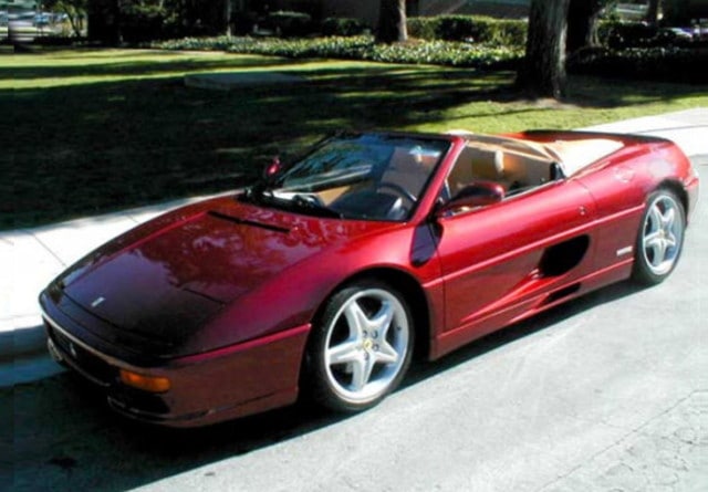 [ Pre-order ] P18177A BBR 1:18 Ferrari 355 F1 Spider - automatic gear Rosso Fiorano - Beige interior with clear case