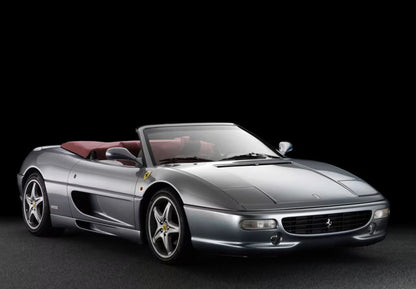 [ Pre-order ] P18177BCHA BBR 1:18 Ferrari 355 F1 Spider - automatic gear - Challenge grid Argento Nurburgring - Bordeaux interior with clear case