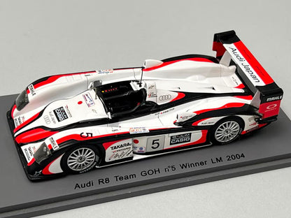 1:43 Spark S0674 Audi R8 Team GOH Le Mans Winner 2004 #5