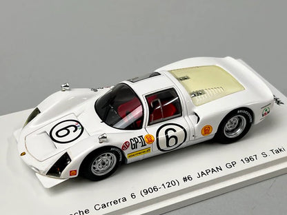 1:43 Spark SKB43026 Kidbox Custom Porsche Carrera 6 (906-120) Japanese GP 1967 #6 Shintaro Taki