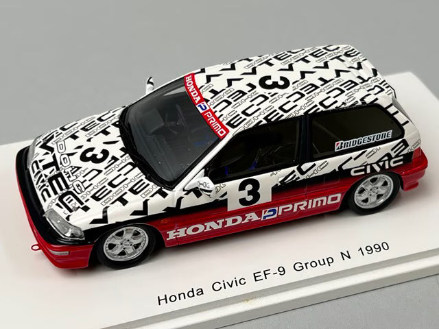 1:43 Spark S5459 Honda Civic EF-9 Group N 1990 #3 Satoru Nakajima