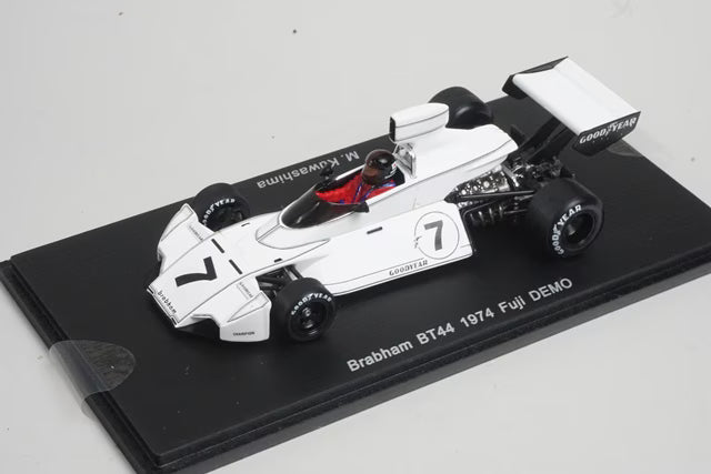 1:43 Spark CAR-SPK-BT44 Brabham BT44 Fuji Demo Run 1974 Masami Kuwajima PLANEX Special Package