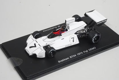 1:43 Spark CAR-SPK-BT44 Brabham BT44 Fuji Demo Run 1974 Masami Kuwajima PLANEX Special Package