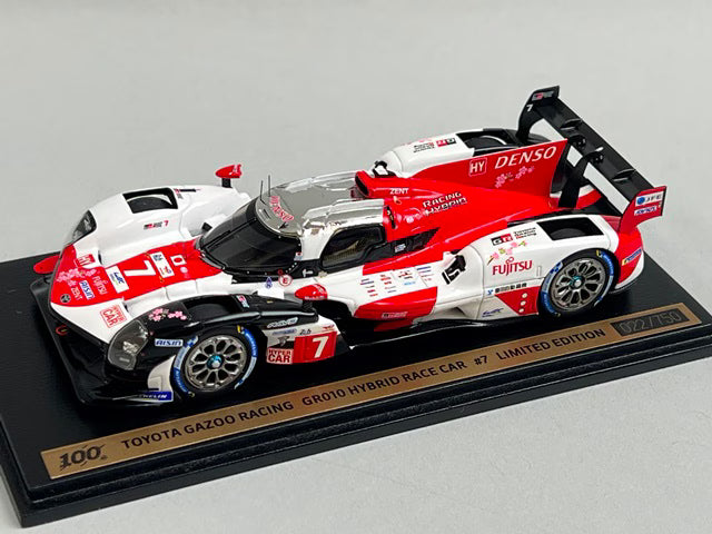 1:43 Spark TBMCE-NGR23-07 TGR Custom Toyota Gazoo Racing GR010 Hybrid Race Car #7