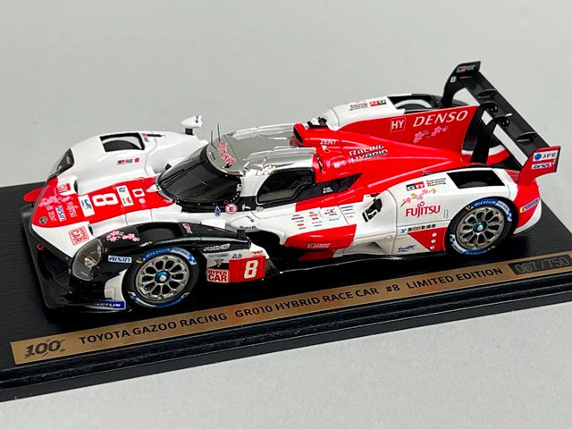 1:43 Spark TBMCE-NGR23-08 TGR Custom Toyota Gazoo Racing GR010 Hybrid Race Car #8
