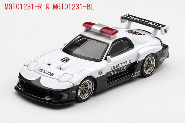 [ Pre-order ] MGT01231-R TSM MINI-GT 1:64 Mazda RX-7 LB-Super Silhouette Police (Right-hand drive)