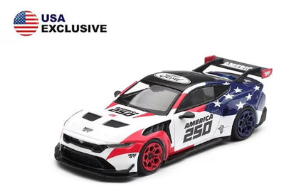 [ Pre-order ] MGT01301-BL TSM MINI-GT 1:64 Ford Mustang GTD 250th Anniversary of the Founding of the United States (Left-hand drive) North America Limited Edition *Blister packaging