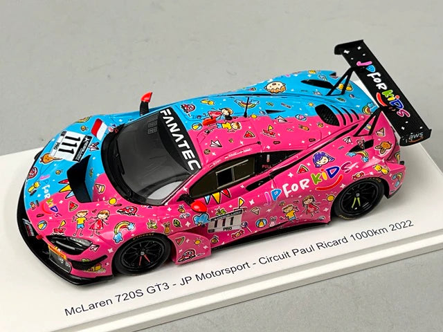 1:43 Spark SP426 McLaren 720S GT3 JP Motorsport Paul Ricard Circuit 1000km 2022 #111