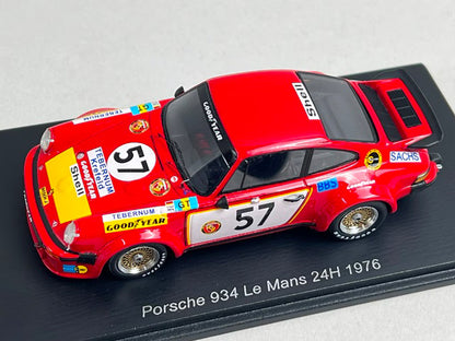 1:43 Spark S9819 Porsche 934 Le Mans 24H 1976 #57 T. Schenken / T. Hezemans