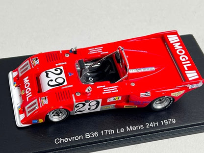 1:43 Spark S9415 Chevron B36 Le Mans 24H 17th 1979 #29 T. Charnell / R. Jones / R. Smith