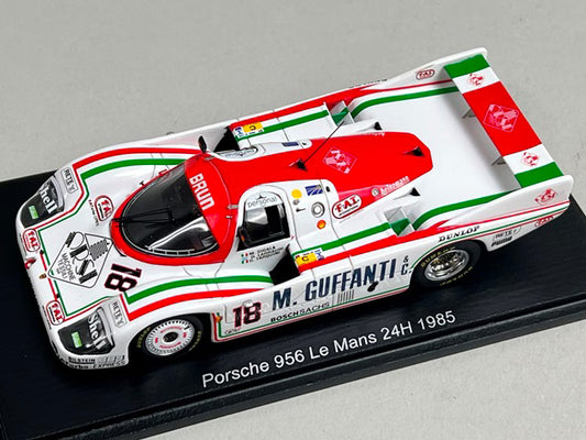 1:43 Spark S9867 Porsche 956 Le Mans 24H 1985 #18 M. Sigara / O. Larrauri / G. Tarquini