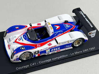 1:43 Spark MV02 Vaillante Custom Courage C41 Courage Competition Le Mans 24H 1997 #13