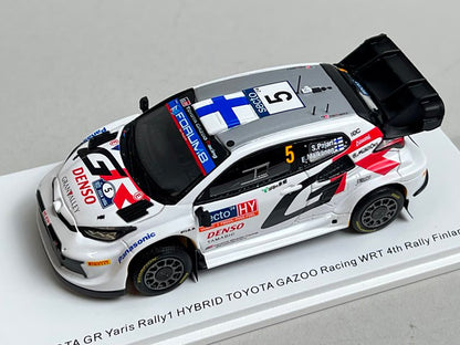 1:43 Spark S6878 Toyota GR Yaris Rally1 Hybrid Gazoo Racing WRT 4th Finland Rally 2024 #5