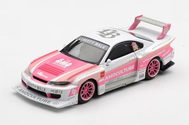 [ Pre-order ] MGT01239-R TSM MINI-GT 1:64 Nissan Silvia (S15) LB-Super Silhouette AMOCULTURE (Right-hand drive)