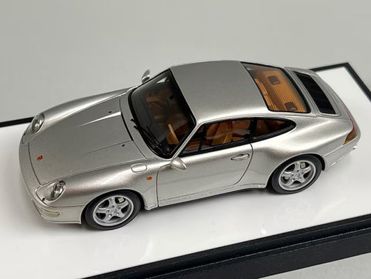 1:43 Make Up/Vision VM145A Porsche 911 (993) Carrera 4 1995 Silver