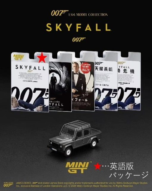 [ Pre-order ] MGT00918-007E TSM MINI-GT 1:64 Land Rover Defender 110 Crew Cab "Skyfall" English Edition Package