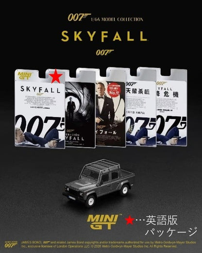 [ Pre-order ] MGT00918-007E TSM MINI-GT 1:64 Land Rover Defender 110 Crew Cab "Skyfall" English Edition Package