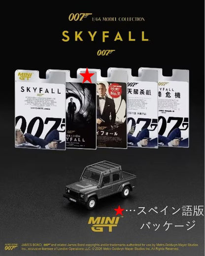 [ Pre-order ] MGT00918-007S TSM MINI-GT 1:64 Land Rover Defender 110 Crew Cab "Skyfall" Spanish Edition Package