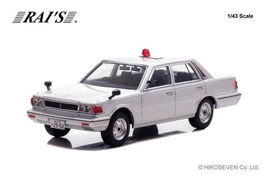 [ Pre-order ] H7438404 RAI'S  1:43 Nissan Cedric (YPY30) 1984 Kanagawa Prefectural Police Traffic Department Mobile Traffic Unit Vehicle (Undercover, Silver)