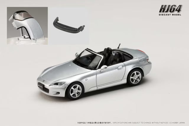 [ Pre-order ] HJ642020AS Hobby Japan 1:64 Honda S2000 AP1 Sebring Silver Metallic