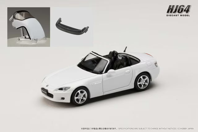[ Pre-order ] HJ642020AW Hobby Japan 1:64 Honda S2000 AP1 Grand Prix White