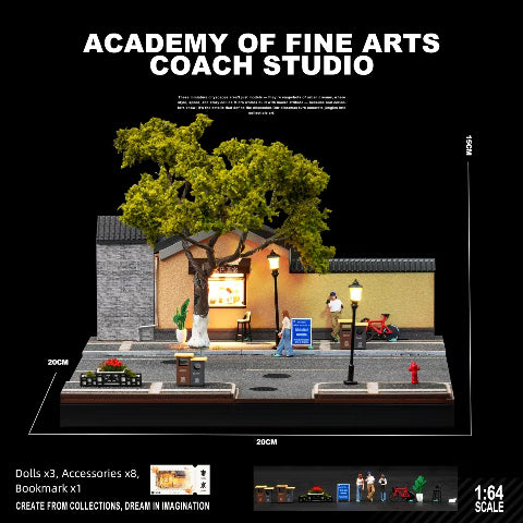 SCJ82053-A 収蔵家 1:64  "Coach Studio" Art Academy, Guling Road, Nanjing
