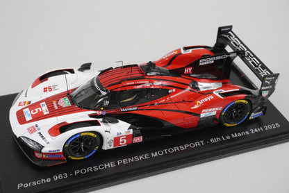 1:43 Spark S9257 Porsche 963 Penske Motorsport Le Mans 6th 24H 2025 #5