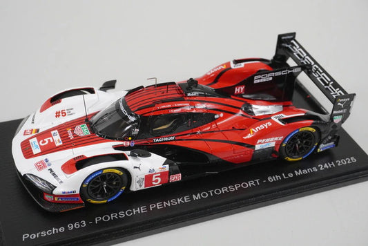 1:43 Spark S9257 Porsche 963 Penske Motorsport Le Mans 6th 24H 2025 #5