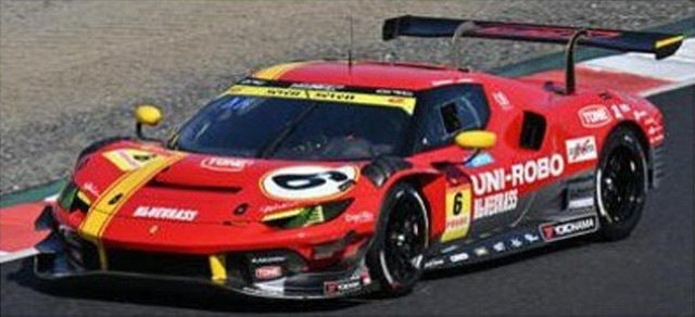 [ Pre-order ] LS43SGT26006 LOOKSMART 1:43 UNI-ROBO BLUEGRASS FERRARI VELOREX #6 GT300 SUPER GT 2026 Yoshiaki Katayama - N. Krutten