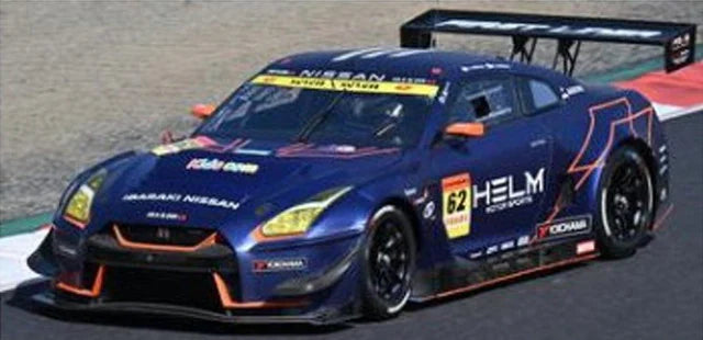 [ Pre-order ] 43SGT26062 Spark 1:43 HELM MOTORSPORTS GT-R HELM MOTORSPORTS #62 GT300 SUPER GT 2026 Yuya Hiraki - Reiji Hiraki