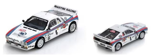 [ Pre-order ] S9164 Spark 1:43 Lancia 037 Rally #4 2nd Monte Carlo Rally 1983 A. Markku - K. Ilkka
