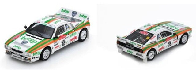 [ Pre-order ] S9172 Spark 1:43 Lancia 037 Rally #18 5th Sanremo Rally 1983 B. Miki - S. Tiziano