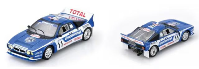 [ Pre-order ] S9180 Spark 1:43 Lancia 037 Rally #11 6th Tour de Corse 1984 J-C. Andruet - M. Rich-Place