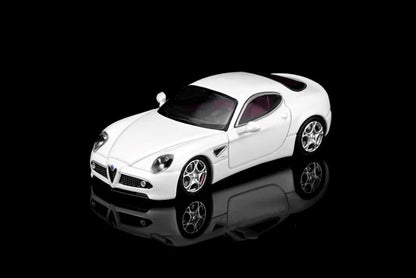 [ Pre-order ] M69052 MOTORHELIX 1:64 Alfa Romeo 8C Competizione 2008 Bianco Polare White
