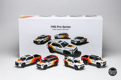 DTG0043-TRD GCD GainCorp Products 1:64 Toyota TRD Pro 4-Vehicle Set – DiecastTalk Exclusive (4Runner TRD Pro, Tacoma TRD Pro, Tundra TRD Pro, Sequoia TRD Pro)