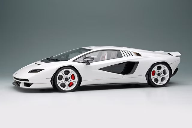 [ Pre-order ] EML207A Make Up EIDOLON 1:18 Lamborghini Countach LPI 800-4 (Wing Up) White