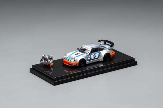 [ Pre-order ] M62104 MOTORHELIX 1:64 RWB 964 Martini