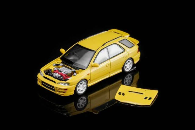 [ Pre-order ] M67104 MOTORHELIX 1:64 Subaru Impreza Wagon WRX STi ver. VI Cashmere Yellow