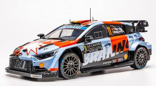 [ Pre-order ] 18RMC270B ixo 1:18 Hyundai i20 N Rally 1 2026 Rally Monte Carlo #11 T. Neuville / M. Widaeghe