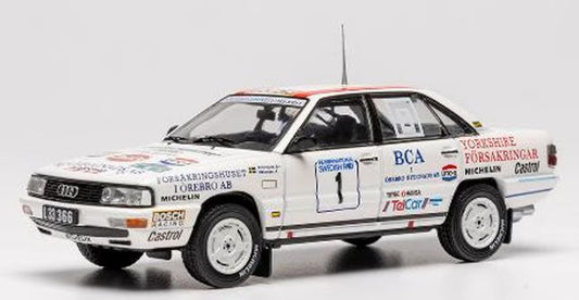[ Pre-order ] RAC470SB07S ixo 1:43 Audi 200 Quattro 1989 Rally Sweden #1 S.Blomqvist / B.Melander