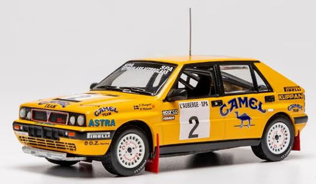[ Pre-order ] RAC473SB10S ixo 1:43 Lancia Delta Integrale 16V 1989 Boucle de Spa #2 S.Blomqvist / B.Melander
