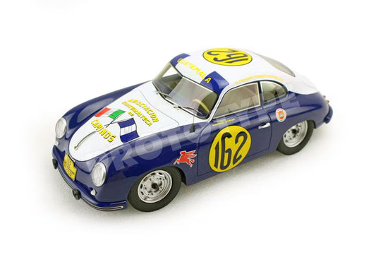 [ Pre-order ] BBRC1825C BBR 1:18 Porsche 356A Carrera Panamericana 1953 Asociation Guatemalteca Car #162 *Includes clear display case