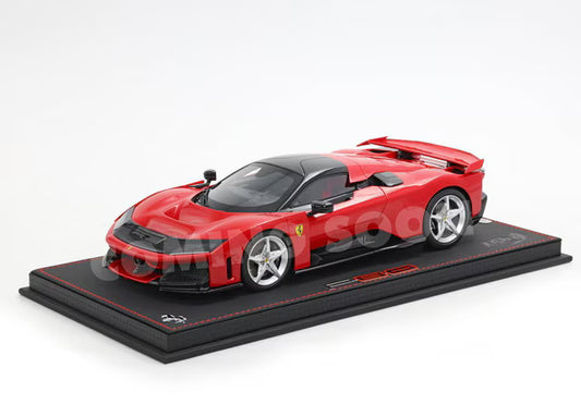 [ Pre-order ] HE180054ADIE BBR 1:18 Ferrari F80, fully opening parts, Rosso Corsa, silver wheels, Luxury Pack (includes display case)
