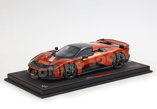 [ Pre-order ] HE180054GDIE BBR 1:18 Ferrari F80 (Full-Opening), Rame Mica, Carbon Wheels & Luxury Pack *Includes clear display case