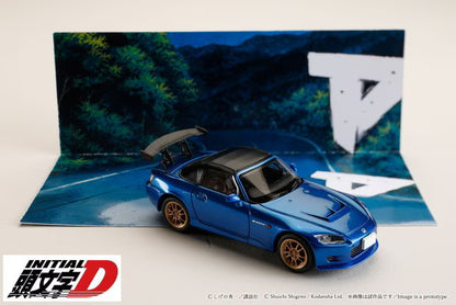 [ Pre-order ] HJDMD012 Hobby Japan 1:64 Honda S2000 / Initial D: Toshiya Jojima vs. Takumi Fujiwara
