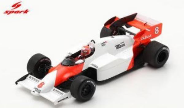 [ Pre-order ] S5395 Spark 1:43 McLaren MP4-2 British GP 1984 Winner N. Lauda #8