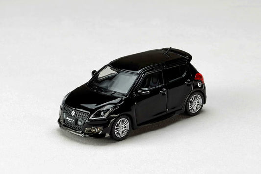 [ Pre-order ] HJ642082BK Hobby Japan 1:64 Suzuki Swift Sport (ZC32S) with Genuine Options - Super Black Pearl