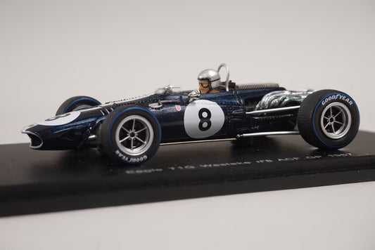 1:43 Spark S1624 Eagle T1G Weslake F1 France GP 1967 #8 B. McLaren